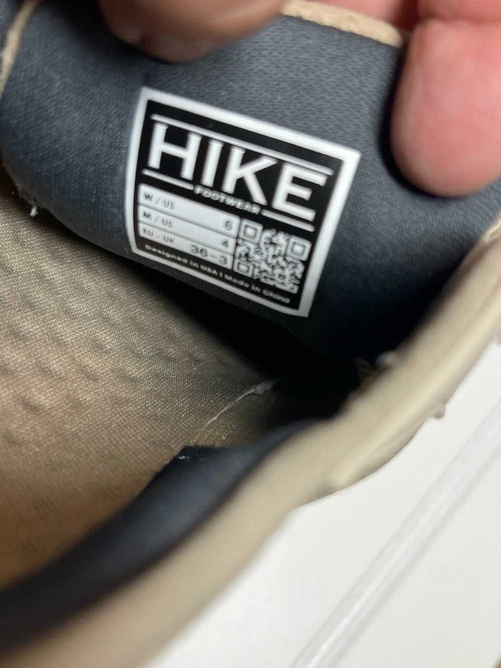 Hike Footwear HF Stride Barefoot Sneakers in a versatile beige/taupe colorway.